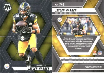 Jaylen Warren 2025 Panini Mosaic