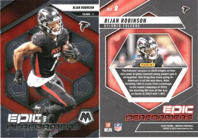 Bijan Robinson 2025 Panini Mosaic