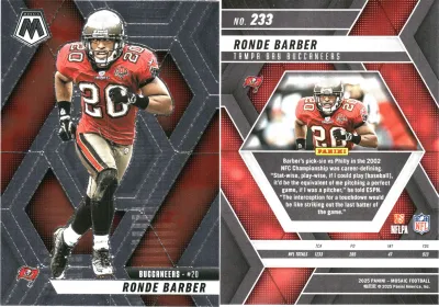Ronde Barber — 2025 Panini Mosaic