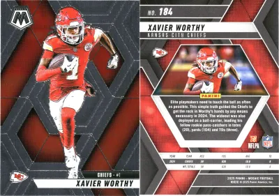 Xavier Worthy 2025 Panini Mosaic