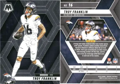 Troy Franklin 2025 Panini Mosaic