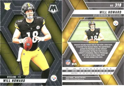 Will Howard 2025 Panini Mosaic