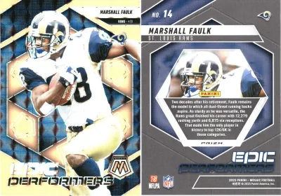 Marshall Faulk — 2025 Panini Mosaic Mosaic