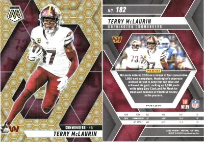 Terry McLaurin 2025 Panini Mosaic