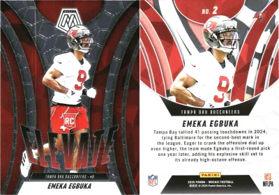 Emeka Egbuka 2025 Panini Mosaic