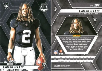 Ashton Jeanty 2025 Panini Mosaic