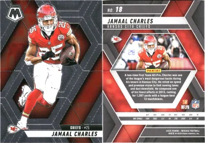 Jamaal Charles 2025 Panini Mosaic