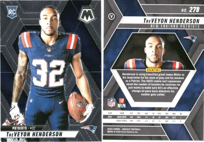 TreVeyon Henderson 2025 Panini Mosaic