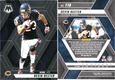 Devin Hester 2025 Panini Mosaic