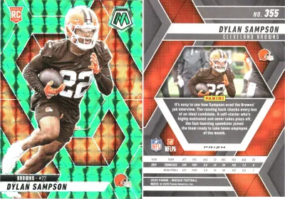 Dylan Sampson 2025 Panini Mosaic