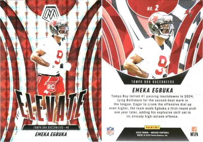 Emeka Egbuka 2025 Panini Mosaic