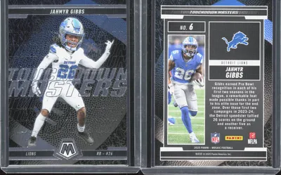 Jahmyr Gibbs 2025 Panini Mosaic