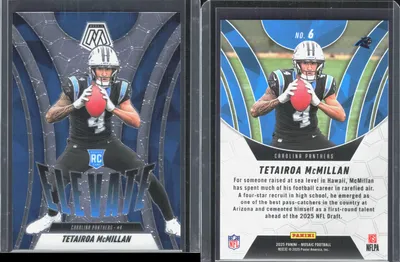 Tetairoa McMillan 2025 Panini Mosaic