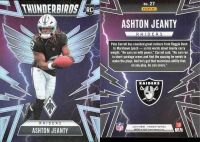 Ashton Jeanty 2025 Panini Phoenix