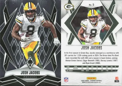 Josh Jacobs 2025 Panini Phoenix