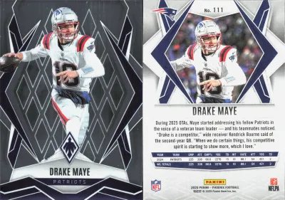 Drake Maye 2025 Panini Phoenix