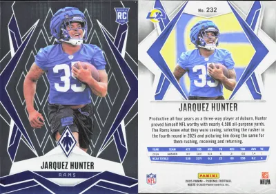 Jarquez Hunter 2025 Panini Phoenix Football
