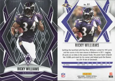 Ricky Williams 2025 Panini Phoenix