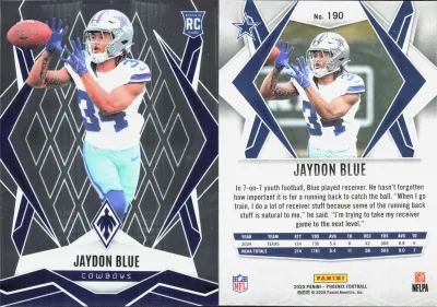 Jaydon Blue 2025 Panini Phoenix Football
