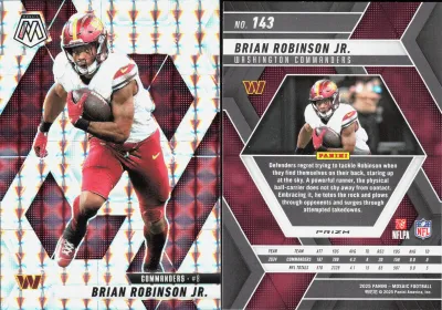Brian Robinson Jr. 2025 Panini Mosaic