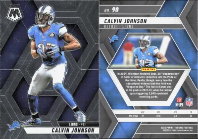Calvin Johnson 2025 Panini Mosaic