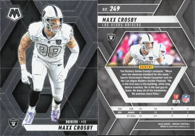 Maxx Crosby 2025 Panini Mosaic