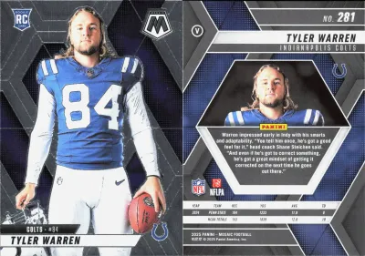 Tyler Warren 2025 Panini Mosaic