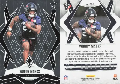 Woody Marks 2025 Panini Phoenix Football
