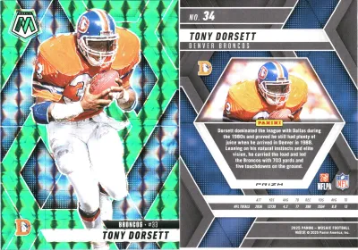 Tony Dorsett card