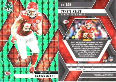 Travis Kelce 2025 Panini Mosaic