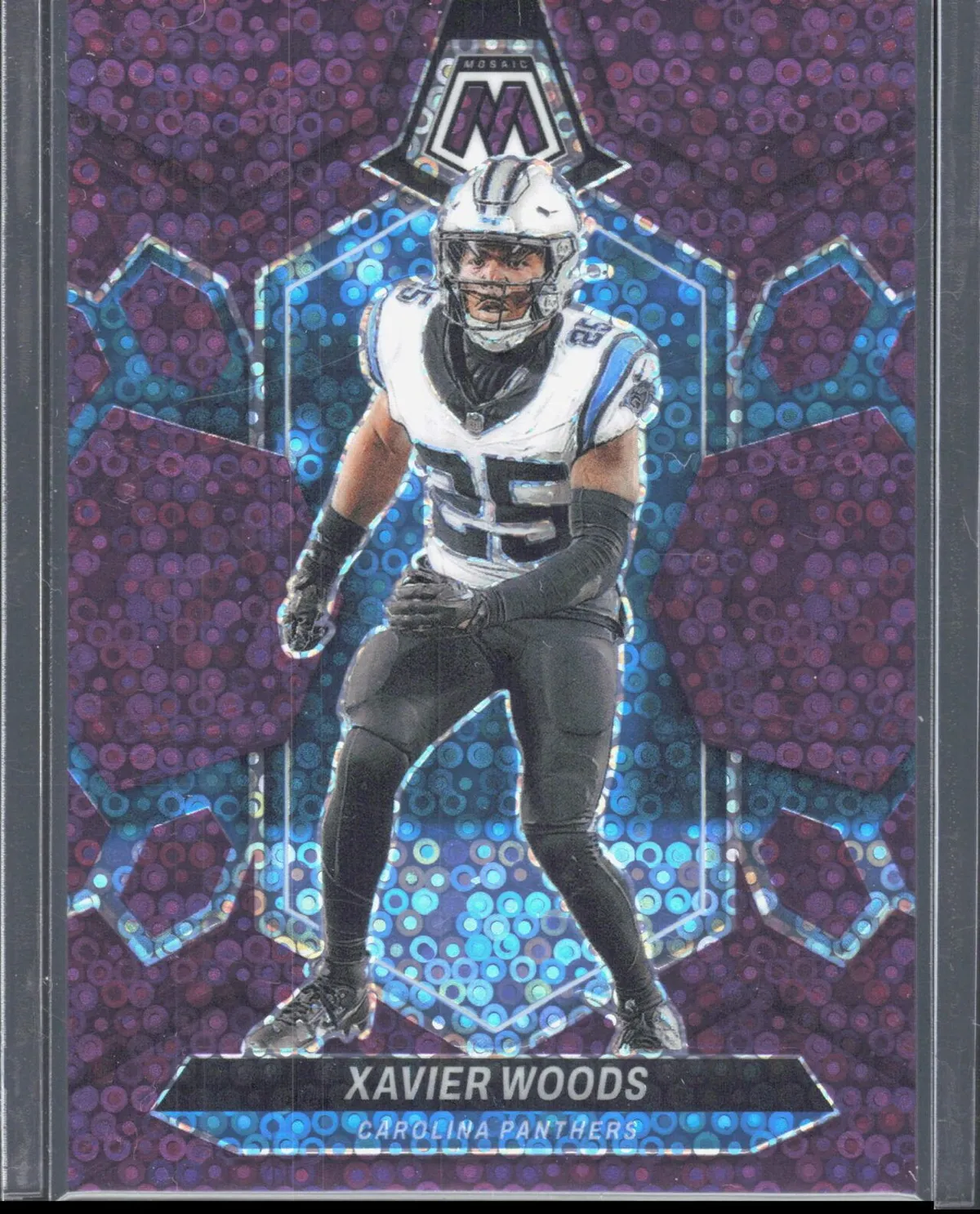 Xavier Woods — 2025 Panini Mosaic Mosaic Purple