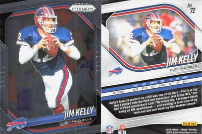 Jim Kelly 2022 Panini Prizm Black