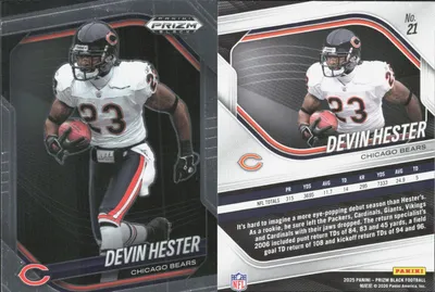 Devin Hester 2022 Panini Prizm Black