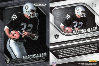 Marcus Allen — 2025 Panini Prizm Black