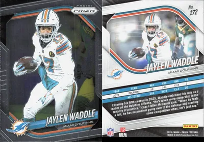 Jaylen Waddle 2025 Panini Prizm Black