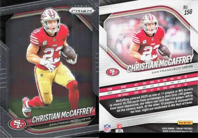 Christian McCaffrey 2025 Panini Prizm Black