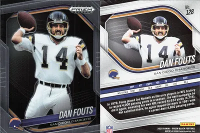 Dan Fouts 2024 Panini Prizm Black