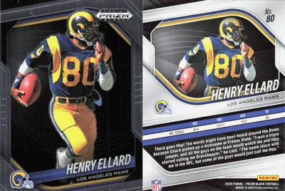 Henry Ellard — 2025 Panini Prizm Black