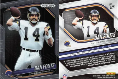 Dan Fouts 2025 Panini Prizm Black