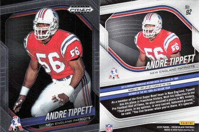 Andre Tippett — 2025 Panini Prizm Black
