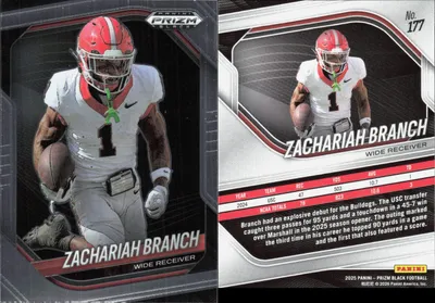 Zachariah Branch — 2025 Panini Prizm Black