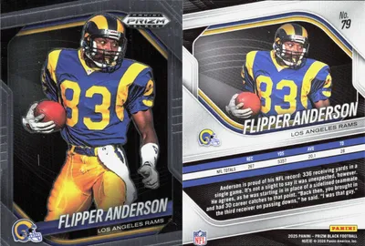 Flipper Anderson — 2025 Panini Prizm Black