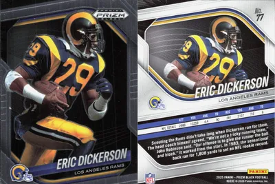 Eric Dickerson 2025 Panini Prizm Black