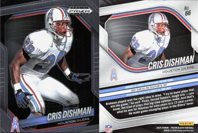 Cris Dishman — 2025 Panini Prizm Black