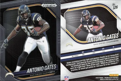 Antonio Gates 2022 Panini Prizm Black