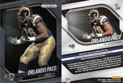 Orlando Pace 2025 Panini Prizm Black