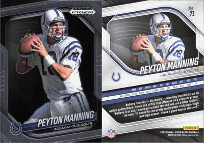 Peyton Manning 2022 Panini Prizm Black