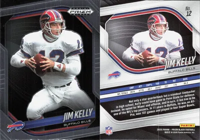 Jim Kelly 2019 Panini Prizm Black