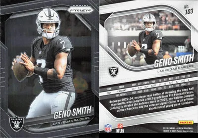 Geno Smith 2025 Panini Prizm Black