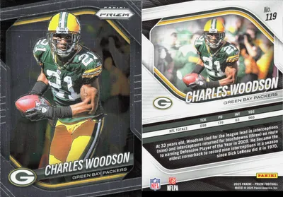 Charles Woodson 2025 Panini Prizm Black